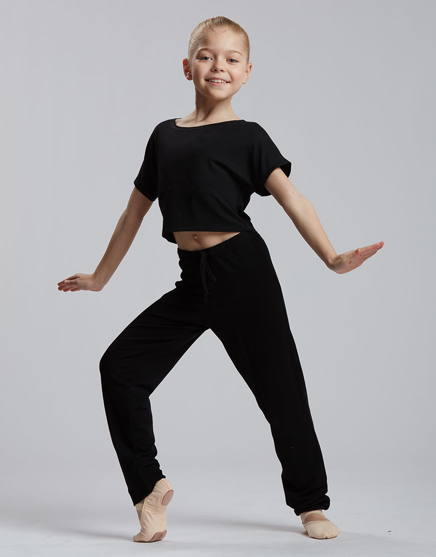 T-shirt De Danse Pour Fille 10 Ans Brillant Multicolore - Pour école De Spectacle, Neuf Sans étiquettes